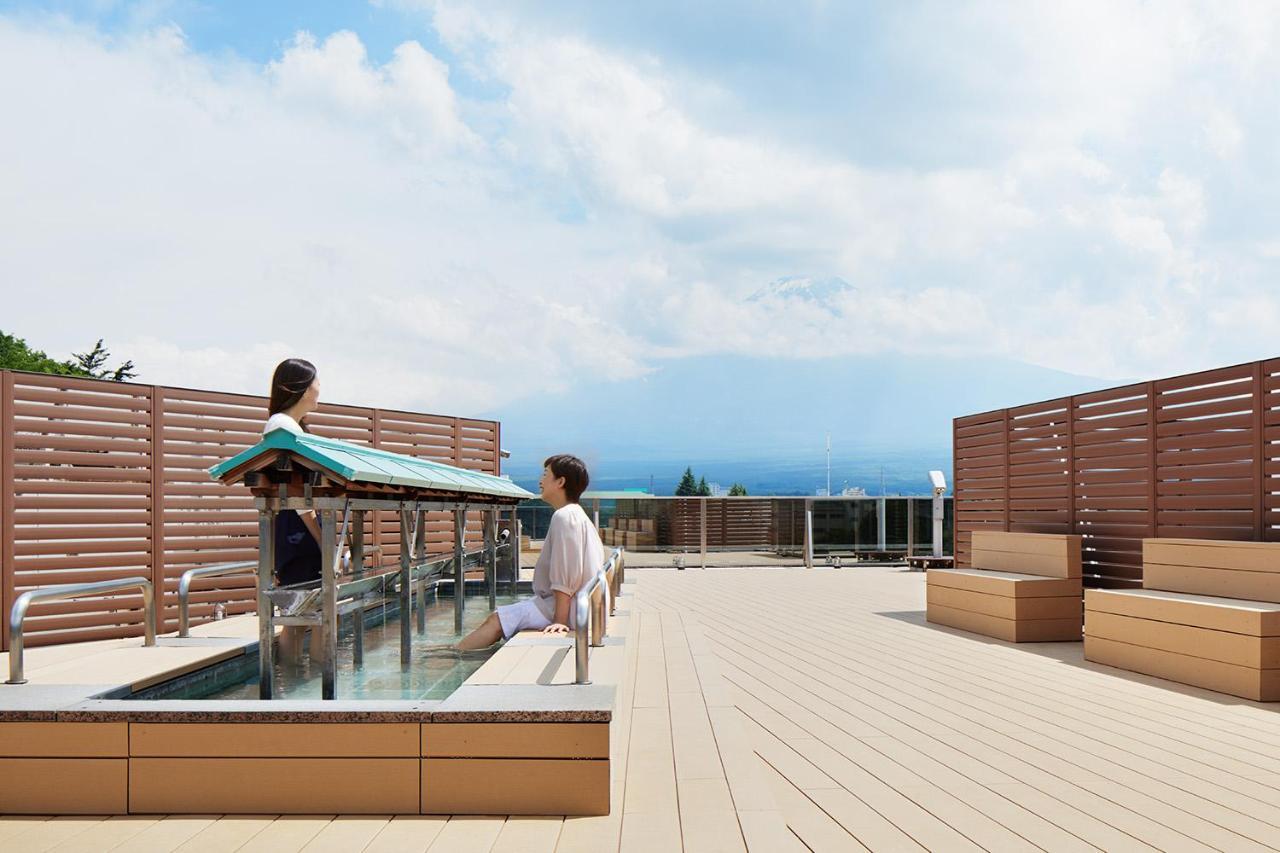 Fujikawaguchiko Onsen Konanso Hotel Ngoại thất bức ảnh Rooftop