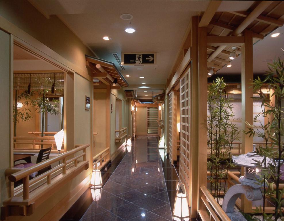 Fujikawaguchiko Onsen Konanso Hotel Ngoại thất bức ảnh A corridor in a ryokan