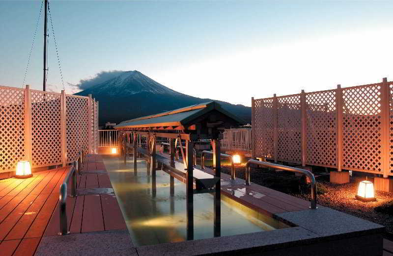 Fujikawaguchiko Onsen Konanso Hotel Ngoại thất bức ảnh A view of Mount Fuji from the hotel