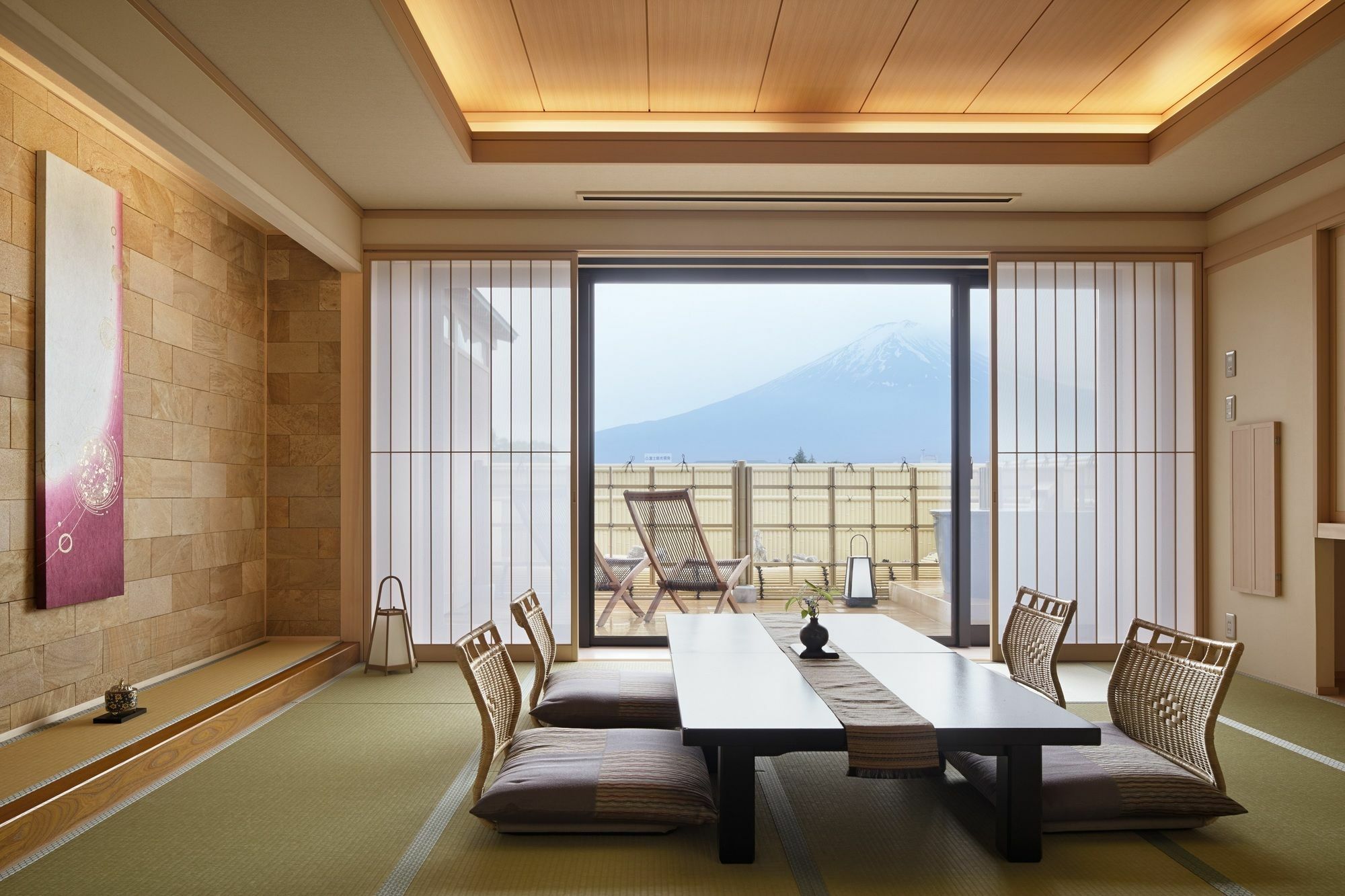 Fujikawaguchiko Onsen Konanso Hotel Ngoại thất bức ảnh A traditional Japanese room